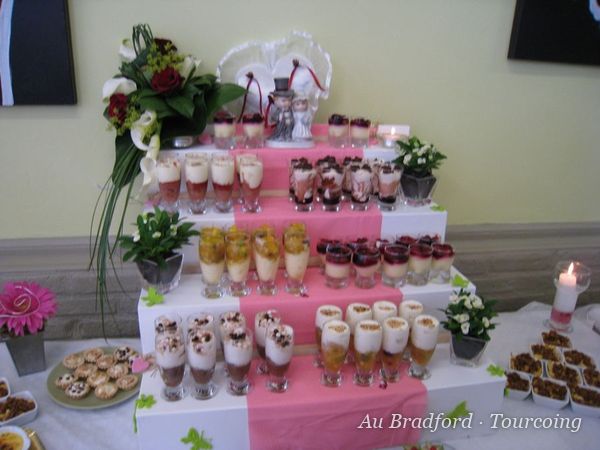 Buffet de desserts en verrines et mignardises